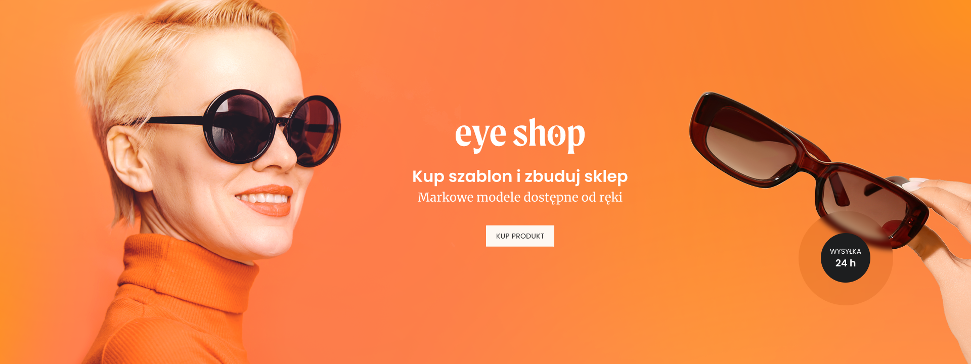 Eye shop - kup szablon i zbuduj sklep 